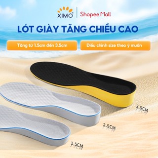 Cặp lót giày tăng chiều cao cao su độn đế tăng 1.5cm, 2.5cm, 3.5cm nguyên bàn chân L13