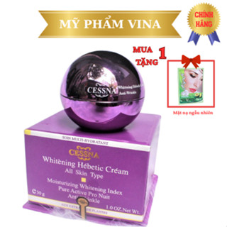 Kem Cessna Tím - Kem dưỡng trắng da 30g (chính hãng) - (TẶNG MẶT NẠ)