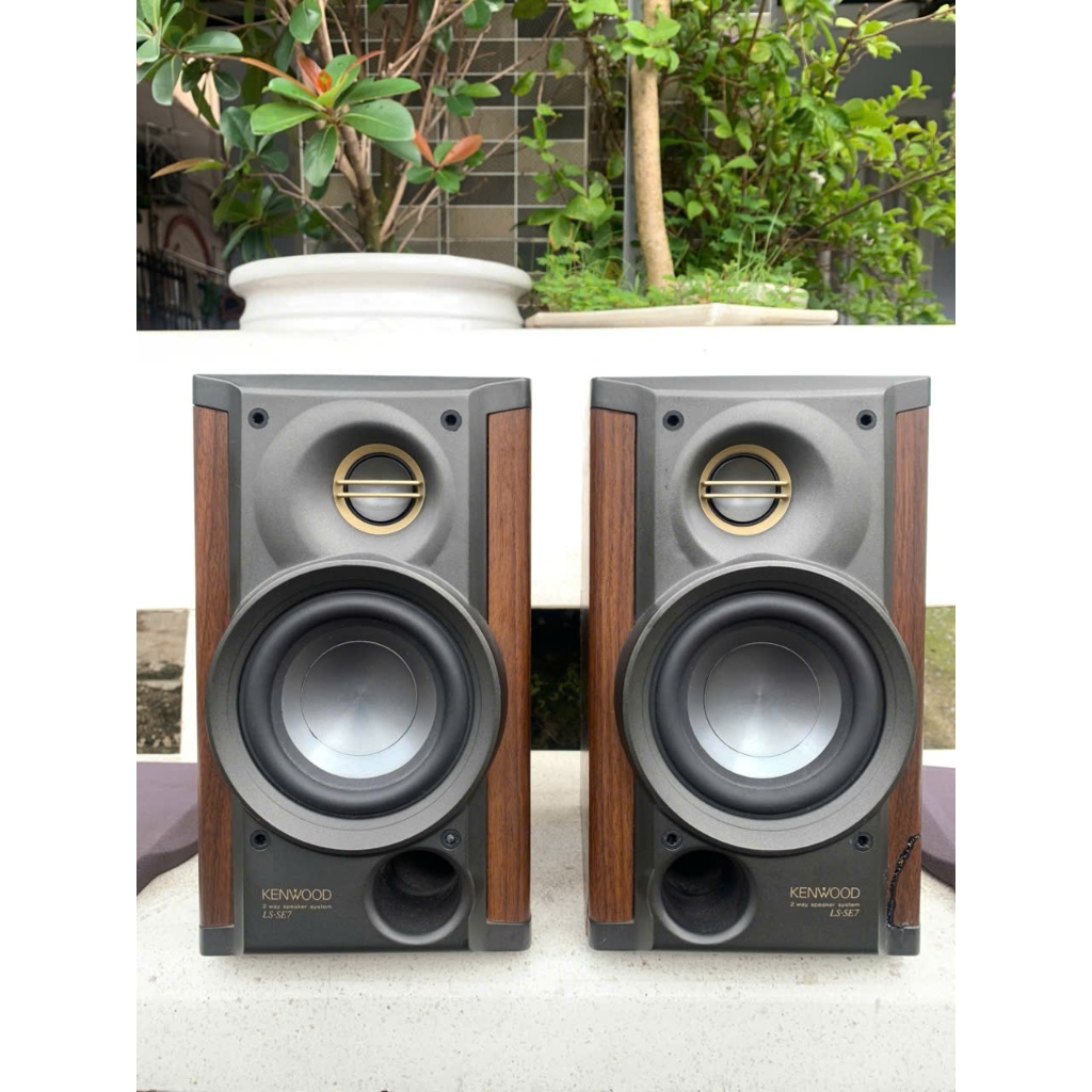 Bán cặp loa nghe nhạc Booksheolf  Kenwood LS - SE7 bãi nhật hát cực tốt