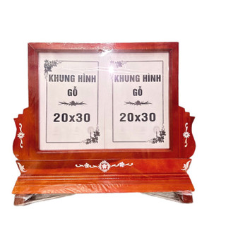 Khung hình thờ đôi để 2 hình có kích thước(20x25)(20x30)