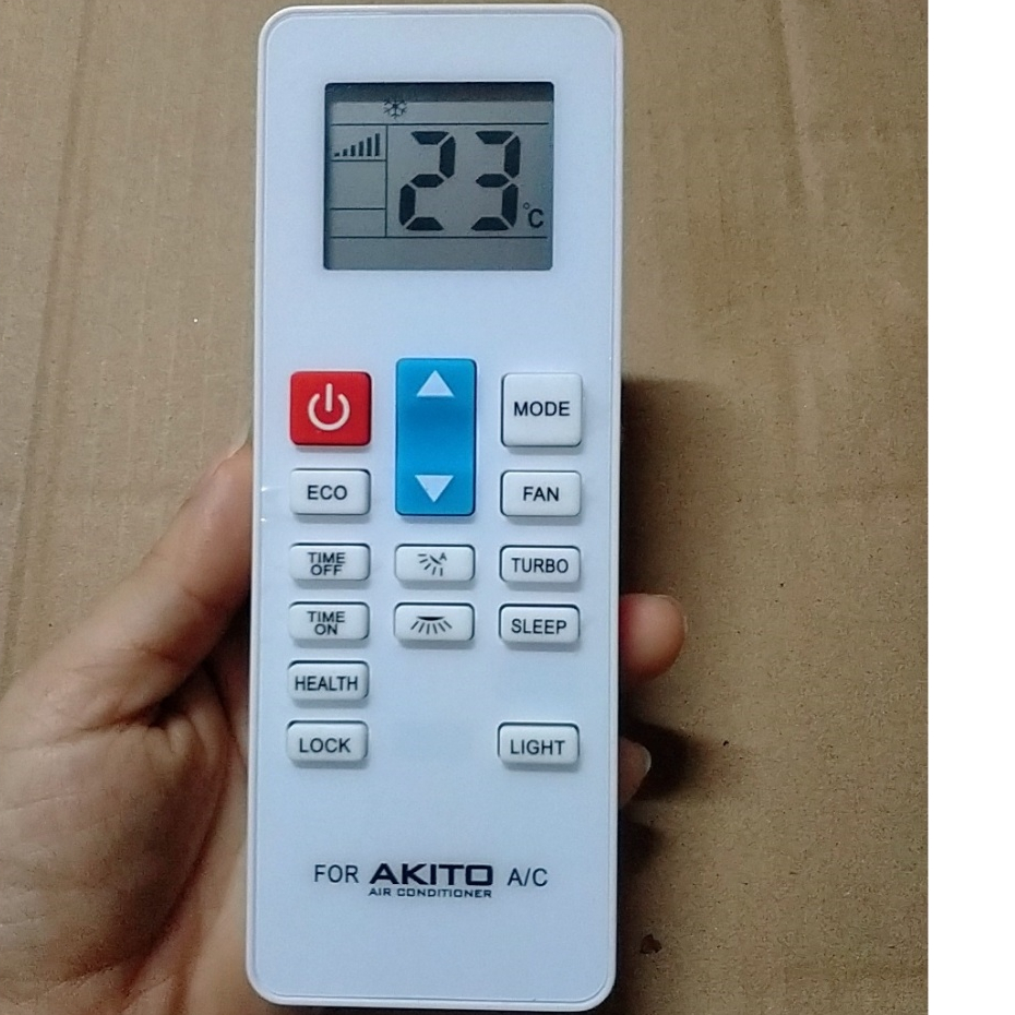 Remote Điều khiển điều hòa Akito loại dài - 3 LOẠI 1&2 chiều Inverter - Điều khiển điều hòa AKITO