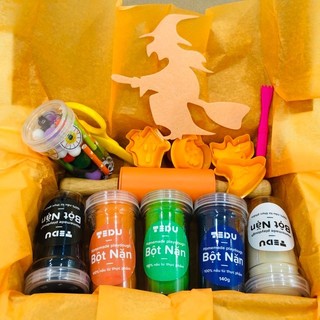 Combo Halloween Gift Set bột nặn đất nặn an toàn TEDU