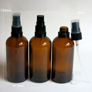 Sỉ 100 Vỏ Chai Nâu - Vòi xịt 10ml-100ml ( Nhiều size tự chọn)