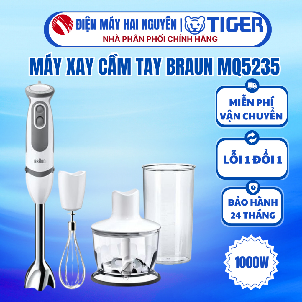 Máy xay cầm tay Braun MQ5235 - Bảo hành chính hãng 24 tháng