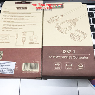 CÁP USB  sang RS422/RS485 UNITEK (Y - 1082)