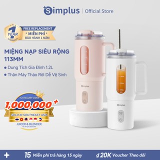 Simplus Máy Xay Sinh Tố Cầm Tay Cốc Xay Không Dây 500ml Thời Trang, Đa Năng Lưỡi Xay Không Gỉ ZZJH011
