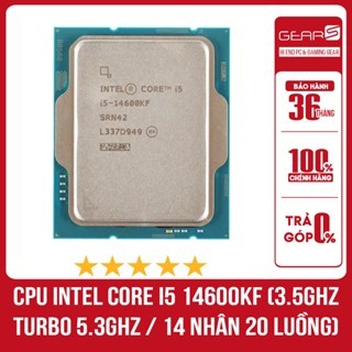[FULL VAT]Bộ vi xử lý Intel Core i5 14600KF Tray