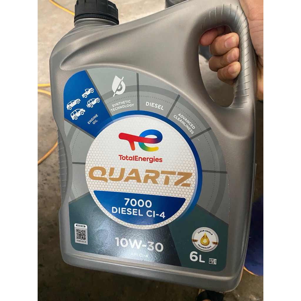 NHỚT MÁY DẦU NHỚT Total Quartz 7000 10W30 7L (6L +1L)