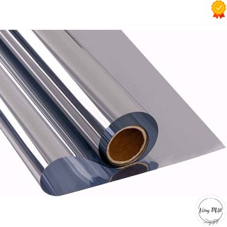Decal Dán Cửa Kính Chống Nhìn 1 Chiều ( Bên tối thấy bên sáng hơn), Giảm Nắng Nóng, Khổ Rộng 1m
