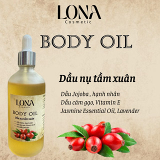 BODY OIL - Dầu dưỡng  lão hoá, cấp ẩm sâu, mướt da, trẻ hoá da, giảm rạng da, sáng da LONA Cosmetic