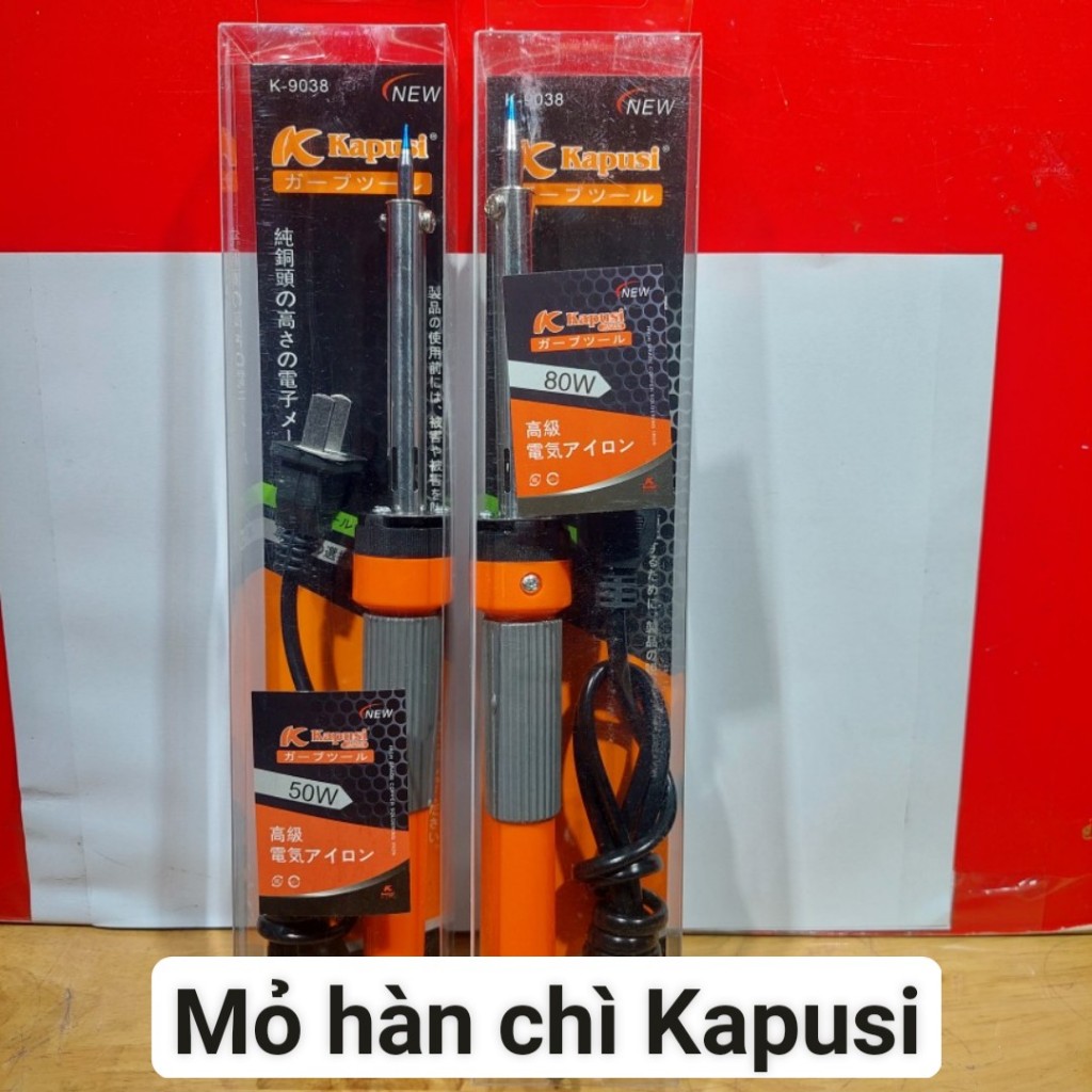 Mỏ hàn 50w và 80W hiệu Kapusi, mỏ hàn mạch điện tử cao cấp, mối hàn chắc, nóng nhanh, mỏ hàn chì