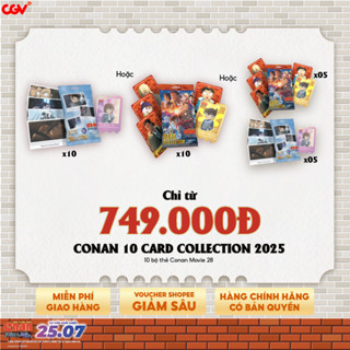 10 BỘ THẺ CONAN MOVIE 28 (Với Thẻ Vé CGV Độc Quyền) - CGV Cinemas Vietnam