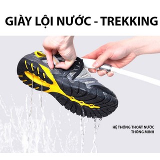 Giày Trekking Lội Suối Siêu Nhẹ Thể Thao Ngoài Trời – Thoáng Khí – Chống Hôi Chân – Leo Núi, Chèo Thuyền 058