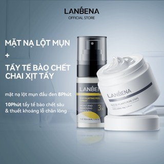 Mặt Nạ Lột Mụn Đầu Đen Lanbena Cây Lô Hội Làm Mềm Serum Giảm Mụn Đầu Đen Tinh Chất Thu Nhỏ Lỗ Chân Lông Mũi Sạch Hơn