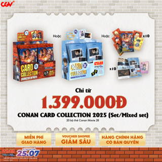 HỘP (20 BỘ) THẺ CONAN MOVIE 28 (Với Thẻ Vé CGV Độc Quyền)- CGV Cinemas Vietnam