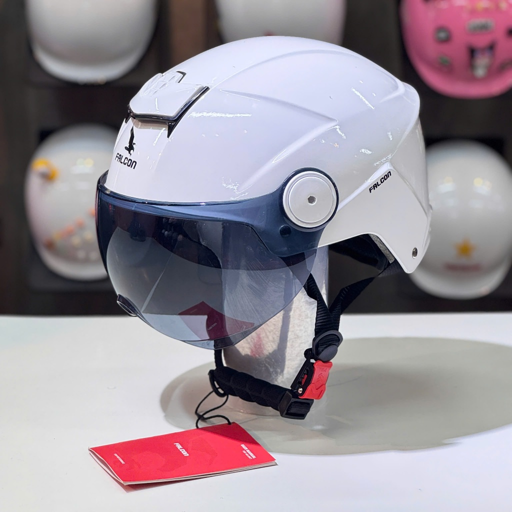 Nón POC Nửa Đầu Có Kính POC Falcon F19 Trắng Bóng - Chính Hãng