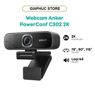 Webcam Anker PowerConf C302 - Bảo hành chính hãng