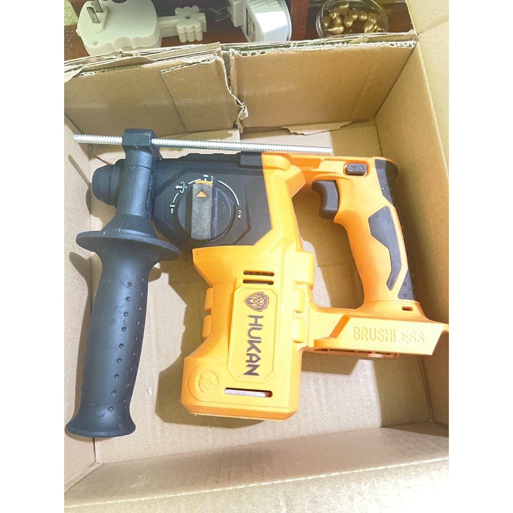 Máy khoan bê tông pin hàng trüng bày HUKAN HM21-RH2706PLUS, Động cơ Không chổi than, 3 Chức năng, Lự