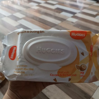   SẲN HÀNG  Khăn ướt Huggies không mùi 80 72  miếng. 