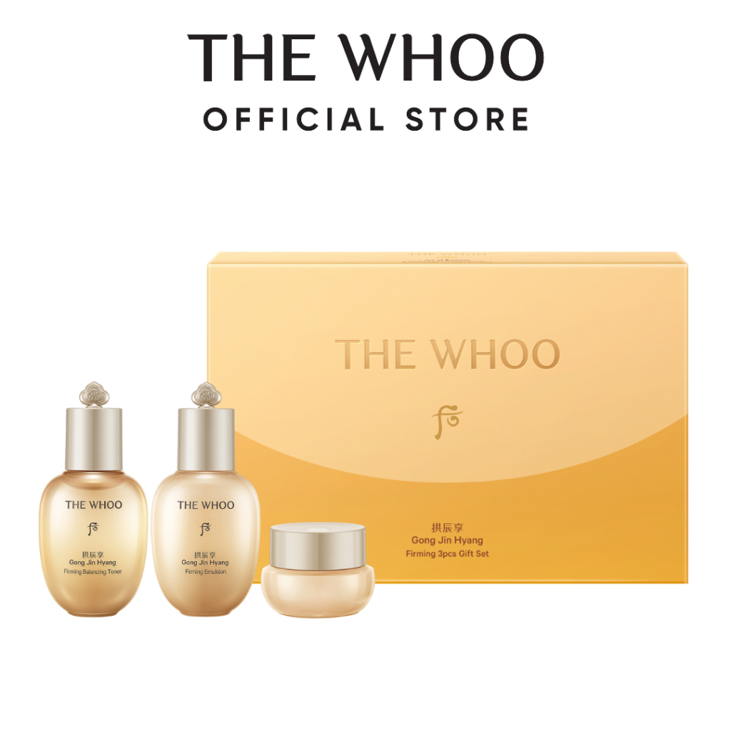 [HB Gift] Bộ dưỡng ẩm chống lão hóa 3 bước The Whoo Gongjinhyang Firming 3pcs