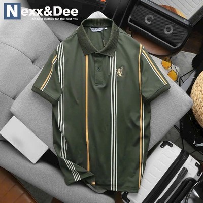 Áo thun POLO nam cá sấu phối sọc cổ bẻ trẻ trung big size 3XL Nexx&Dee cao cấp CS28