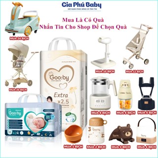 [Kèm Quà] Bỉm Gooby Tã quần và dán Premium size M46/L56/XL52/XXL48 ( Quà theo số lượng bỉm đặt hàng)