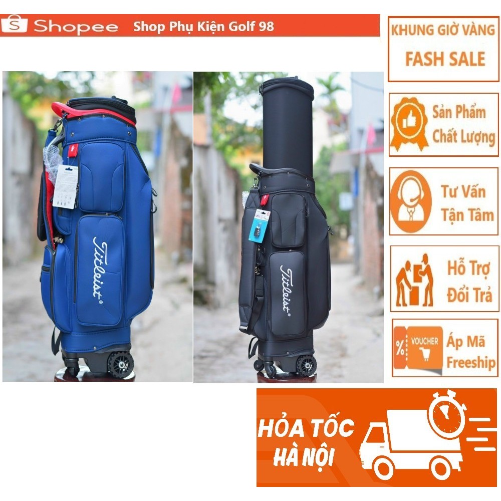 Túi Gậy Golf Titleist - Túi Golf Đựng Gậy Hàng Không Vải Dù Siêu Bền-Golf Bag