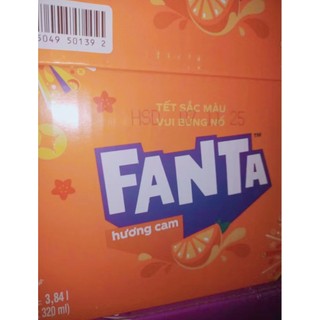 Thùng 15 lon Nước ngọt Fanta các loại 320ml