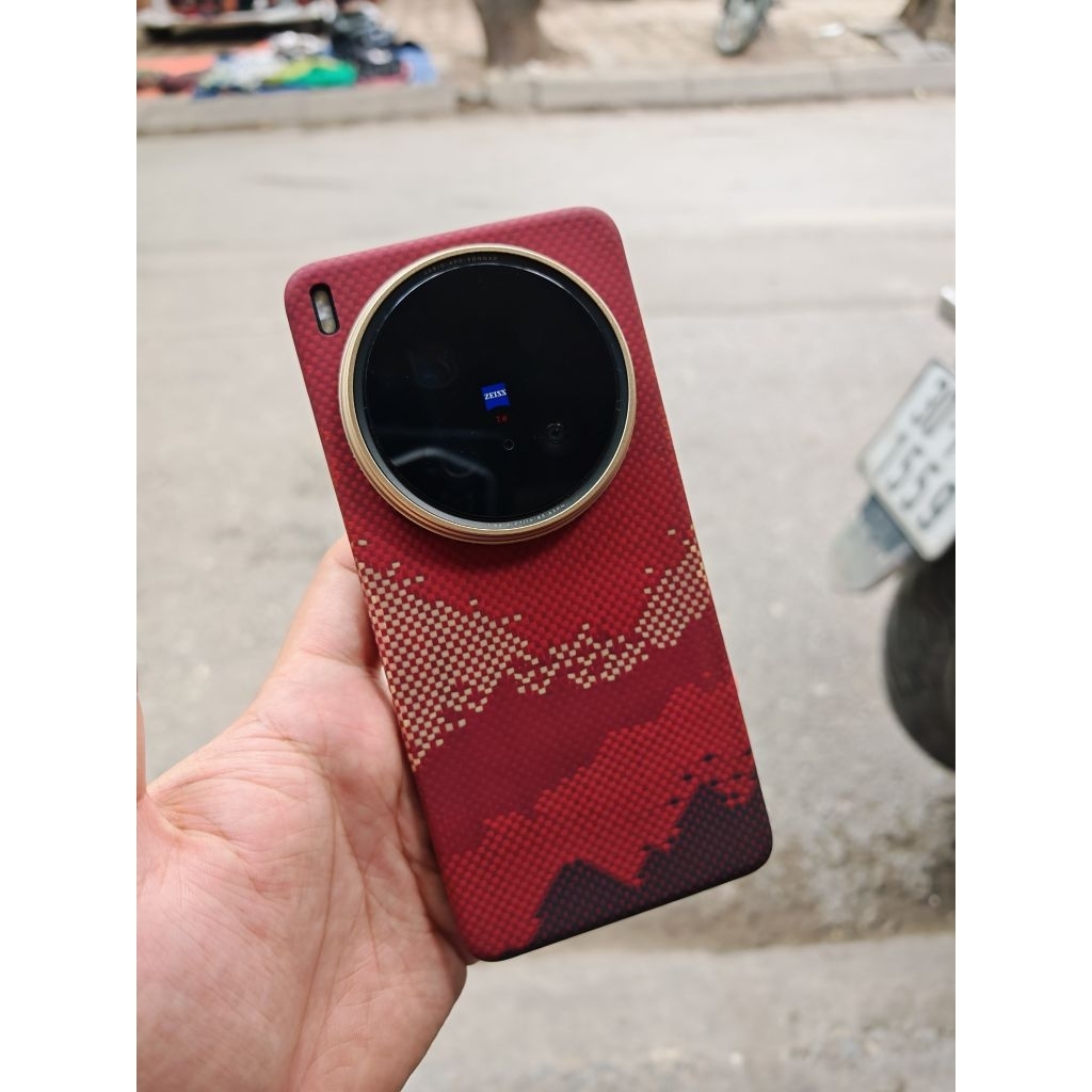 vivo x200 ultra Ốp carbon sợi kevlar  cao cấp