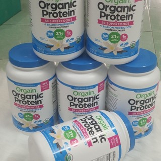  Bột pha sữa hữu cơ thuần chay Orgain organic protein vị Vanilla 