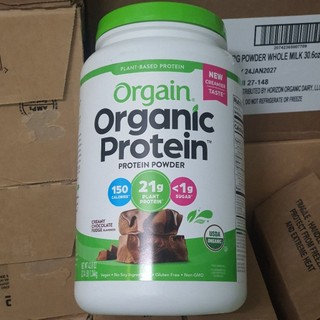  Bột đạm hữu cơ Orgain Organic Plant Based Protein Powder vị socola 1.24kg 