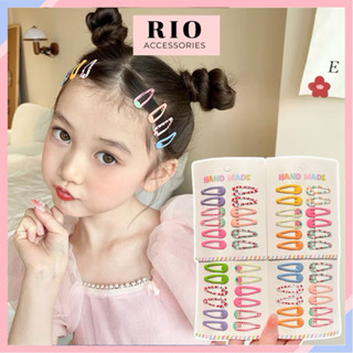 Set kẹp tóc mái cho bé/Kẹp tóc bấm nhiều màu sắc siêu dễ thương cho bé SCR