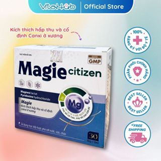 Thực phẩm bổ sung Magie Citizen Midu kích thích hấp thu và cố định Canxi ở xương