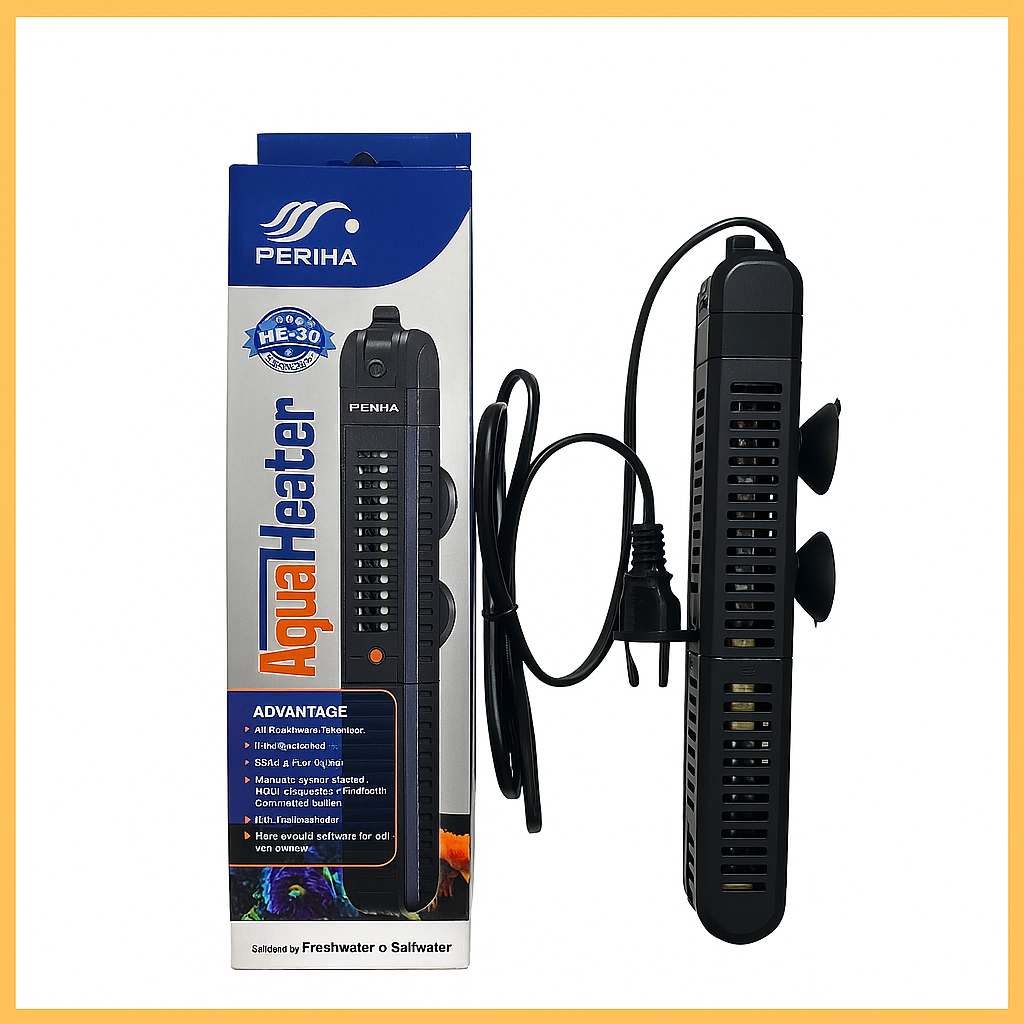Sưởi Periha HE 50w/100w/200w/300w/500w có bọc sưởi - Thích hợp thủy sinh và cá cảnh