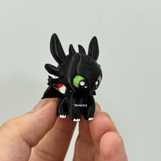 Toothless Luyện Rồng | Thiện đang làm gì | in 3D Đồ chơi Móc Khoá