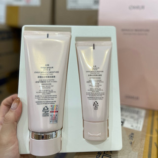 Hàng Công Ty Date 2027 - Set Sữa rửa mặt Ohui Miracle Moisture Cleansing Foam 200ml