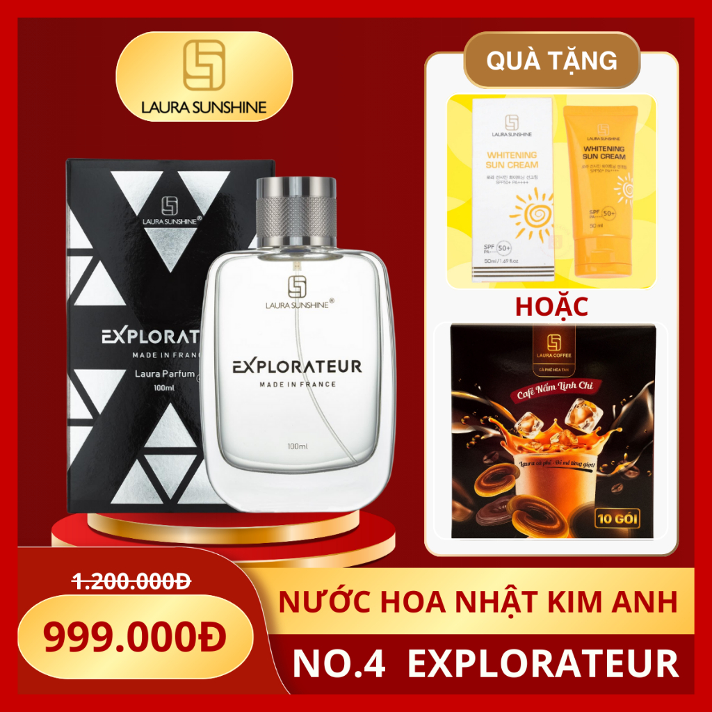 [No4] Nước Hoa Nhật Kim Anh EXPLORATEUR Chính Hãng | Nước Hoa Chai 100ml