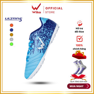 Giày Đá Bóng Wika Ultra 5, Chất liệu da Pu cao cấp, siêu nhẹ,đinh TF, Khâu Full Đế