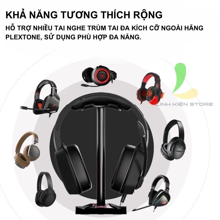 Giá Đỡ Cho Tai Nghe Trùm Tai HOSAN Plextone GP200 Tai Nghe Chụp Hợp Kim Nhôm | BigBuy360 - bigbuy360.vn