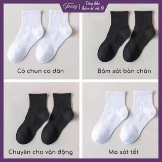 Combo 5 đôi tất chất liệu Hàn Quốc, dễ phối màu khi dùng, tất trơn