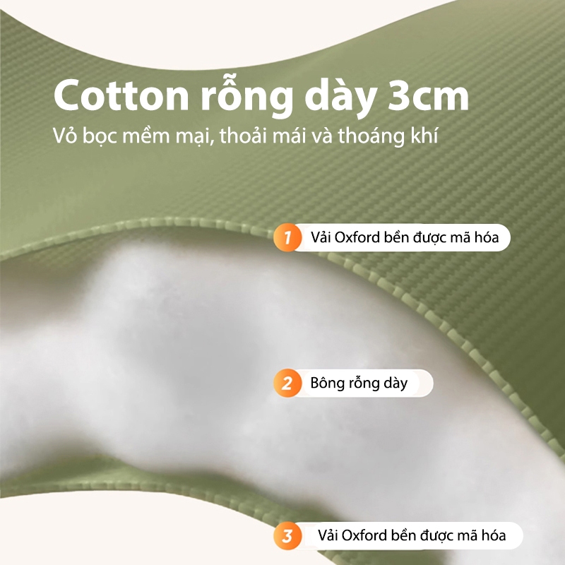 ghế gấp gọn cắm trại Được nhồi bằng cotton 3cm, thoải mái và mềm mại, Tải trọng ổ đĩa 150kg | BigBuy360 - bigbuy360.vn