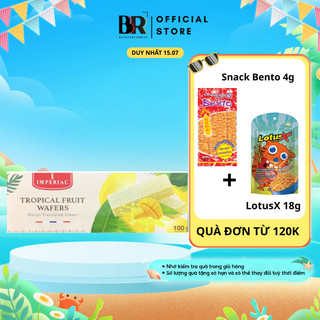 Bánh Xốp Nhân Kem Vị Trái Cây Imperial Hộp 100g Đủ Vị
