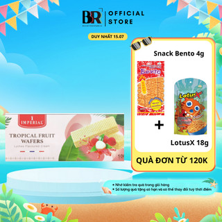 Bánh Xốp Nhân Kem Vị Trái Cây Imperial Hộp 100g Đủ Vị