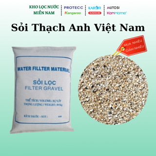 Sỏi Thạch Anh Lọc Nước, Cột Lọc Tổng - Sỏi Đỡ Lọc Nước - Trang Trí Hồ Cá