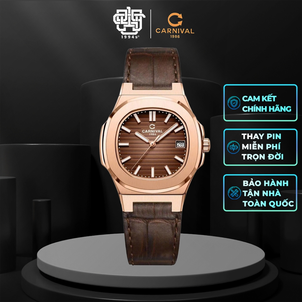 Đồng Hồ Nữ CARNIVAL 8161L-VH-DD-N Hàng Chính Hãng
