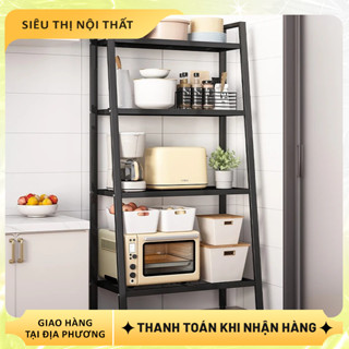 Kệ sách đa năng Kệ sách Hình Thang 4 Tầng kệ đựng cây cảnh Giá Sách hiện đại thông minh