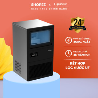 Máy làm đá thương mại kèm lọc nước UF Fujihome IM45C - công suất 40kg/ngày - Bảo Hành 24 tháng