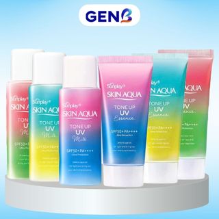  Kem Chống Nắng Skin Aqua Tone Up UV Milk Essence Kcn Sunplay Sữa  Xịt Da Mặt & Body Toàn Thân Chính Hãng Rohto GENB 