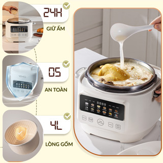 [CHÍNH HÃNG] Nồi Áp Suất Điện Đa Năng Venko VKP-4L10 - Dung Tích 4Lít - Bảng Điều Khiển Điện Tử