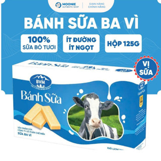 Bánh Sữa Ba Vì Hương Vị Truyền Thống, Ngọt Thơm Chuẩn Ba Vì Hộp 125g Hàng Chuẩn Chính Hãng